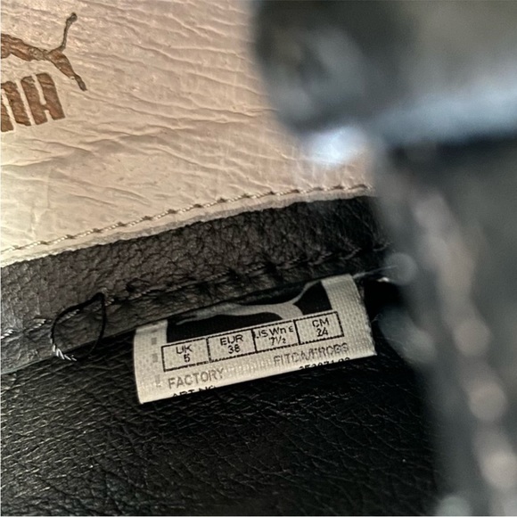 Alexander McQueen & Puma collaboration! Black leather sneakers, Size 38! - Picture 8 of 10